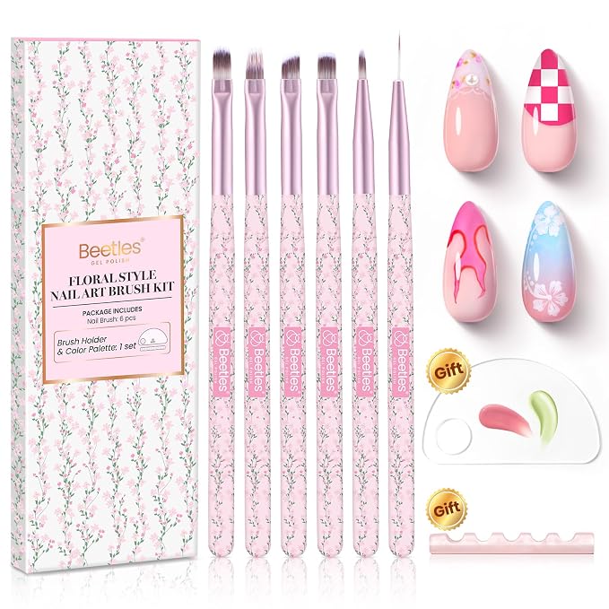 Beetles Gel Polish Nail Art Brushes Set - Image 8