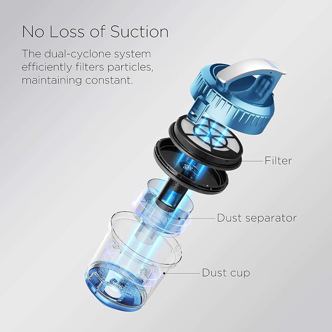 Eureka Bagless Canister Vacuum Cleaner, Lightweight Vac - Image 3