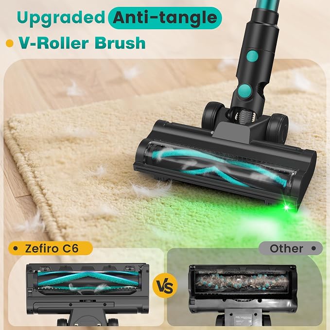 Zefiro Cordless Vacuum Cleaner, 45Mins Runtime Vacuum Cleaners - Image 7