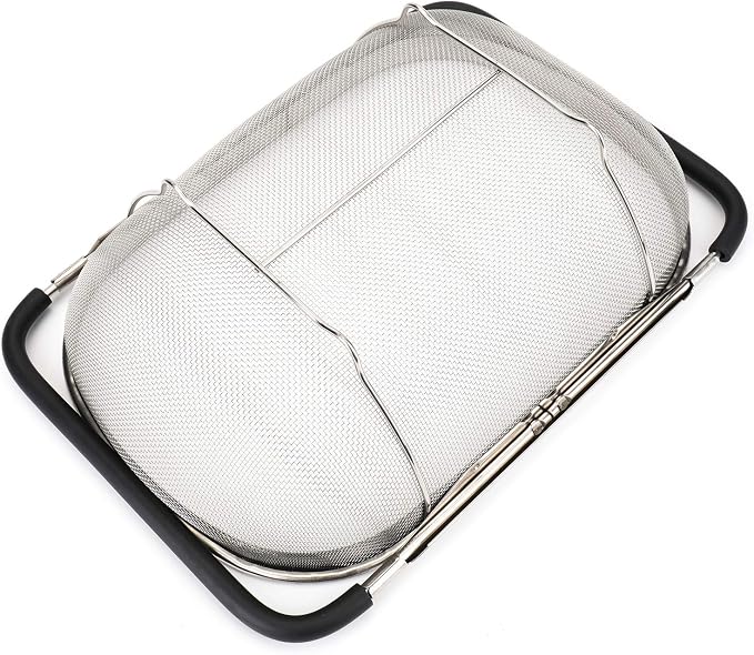 Suwimut 2 Pack Over the Sink Oval Colander - Image 4