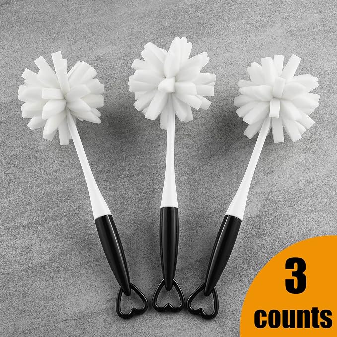 ALINK Bottle Glass Dish Sponge Cleaning Brush - Image 5
