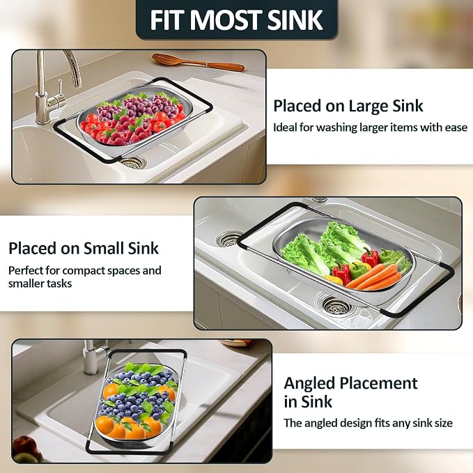 Over the Sink Colander - Image 5