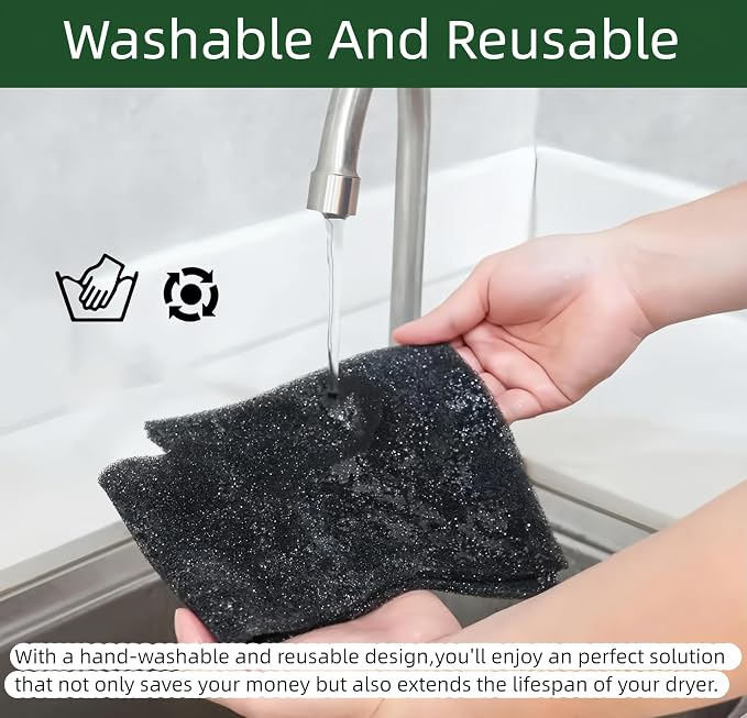 4Pcs Washer Dryer Combo for GE, WH01X35719 Lint Filter replacement - Image 6