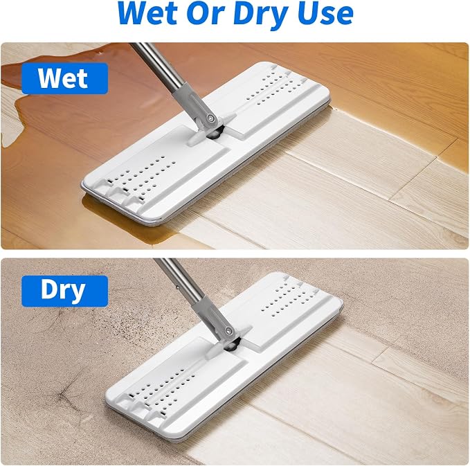 Oshang Flat Mop Head Refill, Microfiber Mop Pads Flat Mop Replacement Heads - Image 7