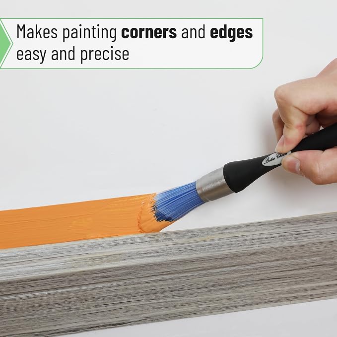 Bates- Trim Paint Brush, 0.75 Inch, Synthetic Bristles, Trim Brushes - Image 4