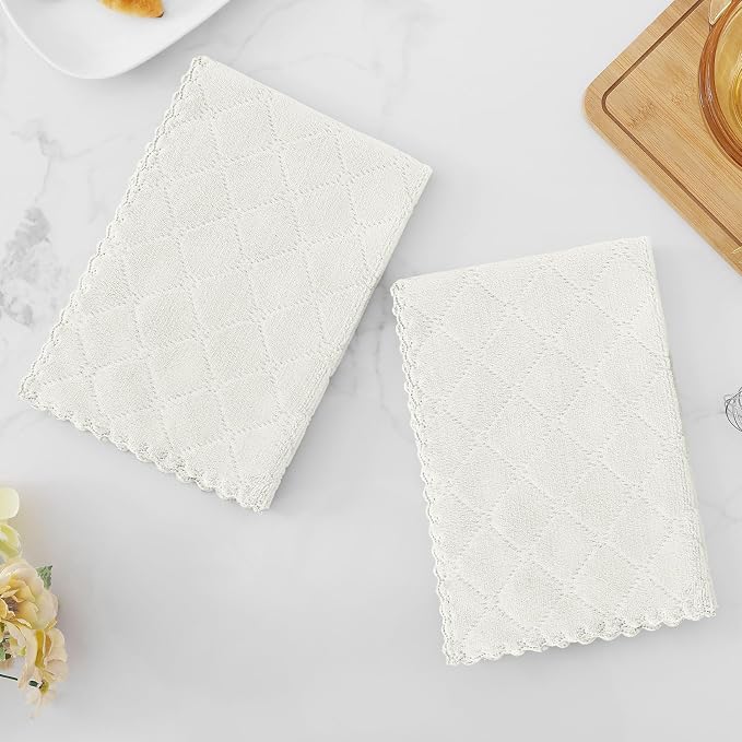 Homaxy 12 Pack Dish Towels for Kitchen, Super Soft and Absorbent Coral Velvet - Image 7