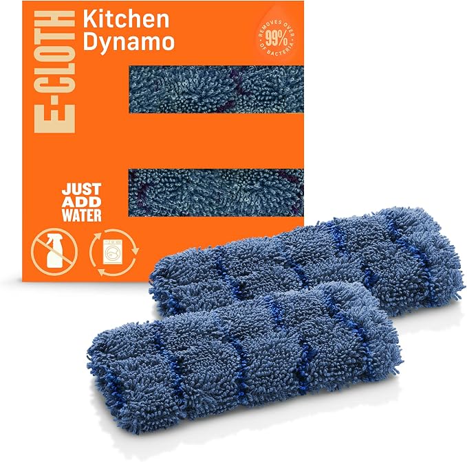 E-Cloth Kitchen Dynamo, Premium Microfiber Non-Scratch Kitchen Dish Scrubber by E-Cloth