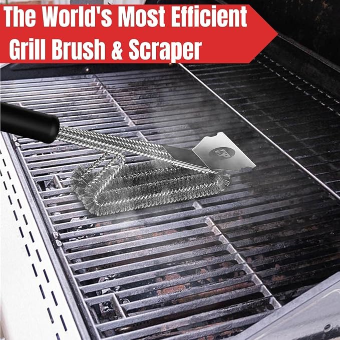 KITCHEN PERFECTION Safe Wire Grill Brush - Image 2