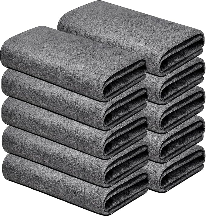 10 Pack Microfiber Cleaning Cloths, Thickened Streak Free & Lint Free Glass by MUAECH%E2%80%94%E2%80%94MakeUAnElegantHOME