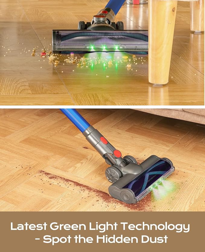 V15 Cordless Vacuum Cleaner, 45Mins Powerful Vacuum Cleaners - Image 4