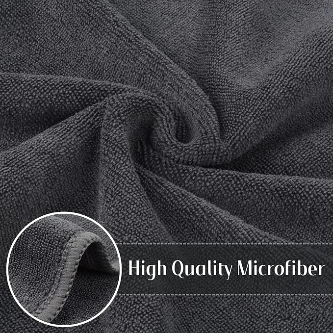 SINLAND Microfiber Cleaning Cloth Ultra Absorbent Softer Towel Reusable Cloth - Image 6