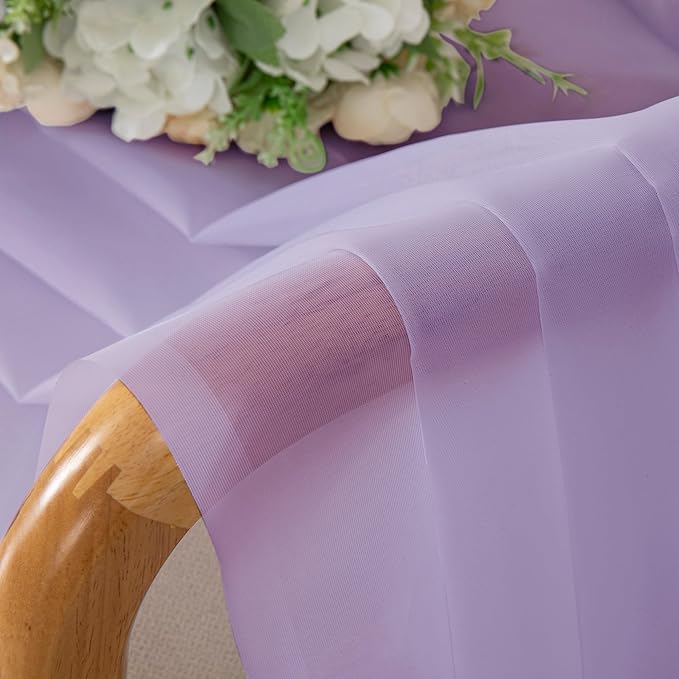 Chyhomenyc Sheer Valances for Windows 2 Pack, Small Window Curtains for Living - Image 8