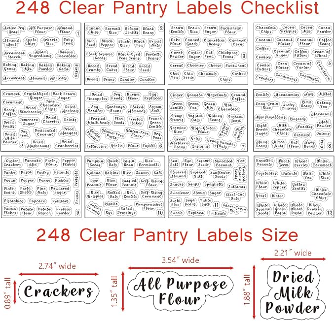 3 Pcs Square Glass Pantry Storage Containers - 52oz Thicken Glass Food Storage - Image 9