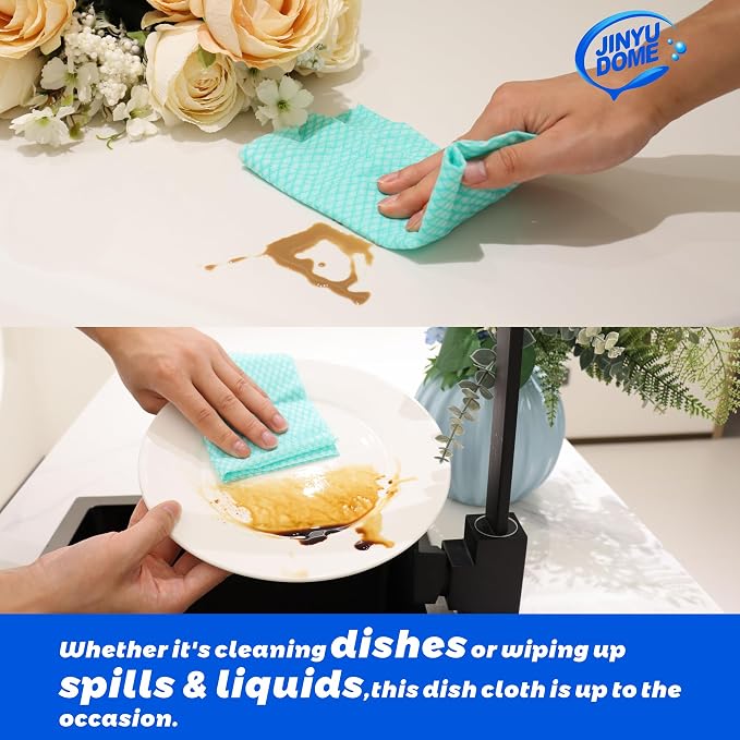 Reusable Kitchen Cleaning Cloths Dish Towels Dish Cloth Handi Wipe Reusable - Image 6