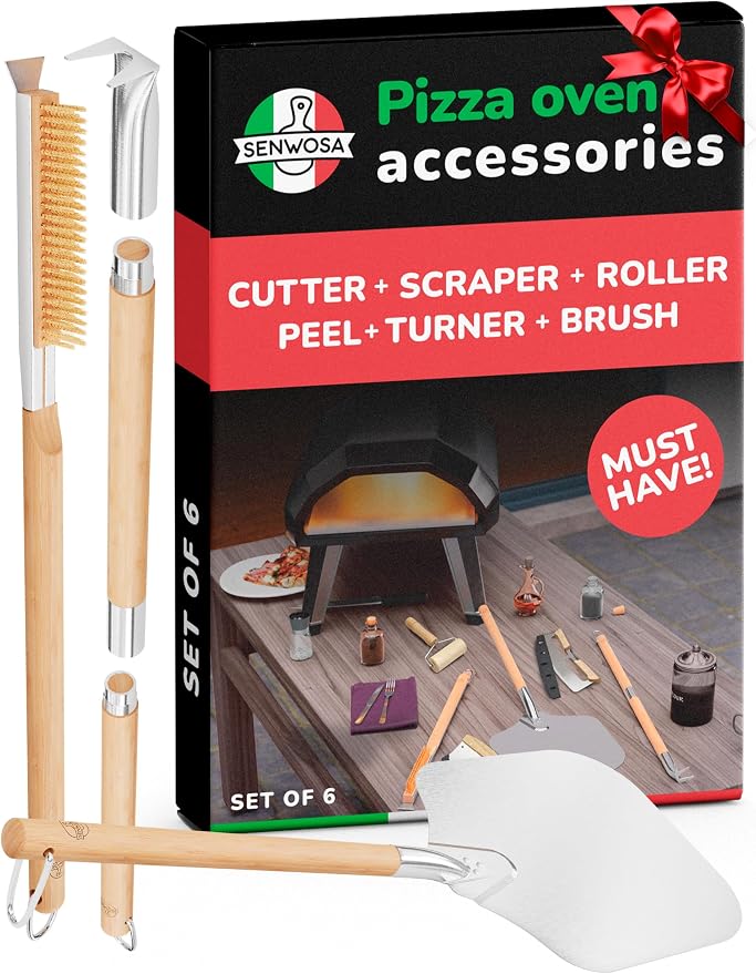 Pizza Oven Accessories Set by Senwosa