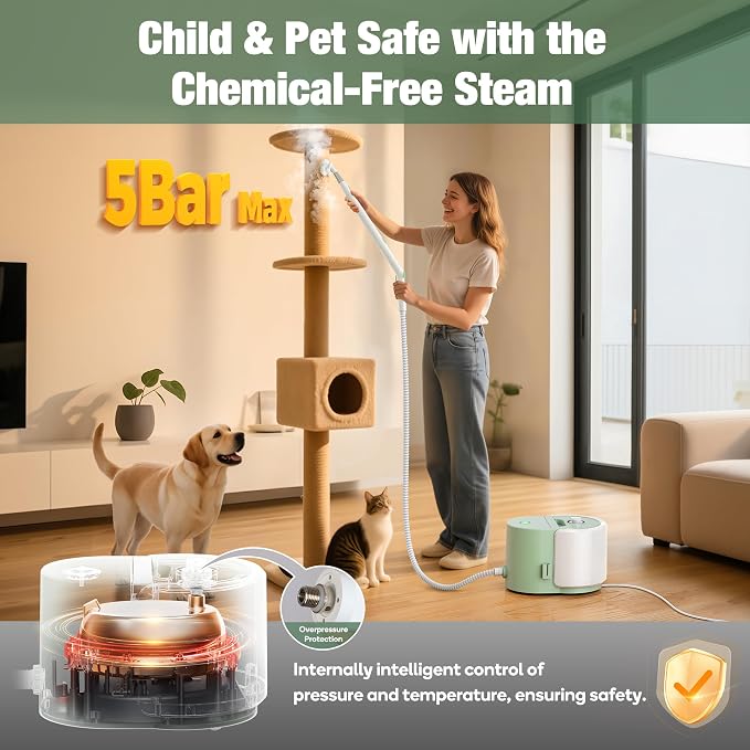 Newbealer Heavy-Duty Steam Cleaner - Image 5