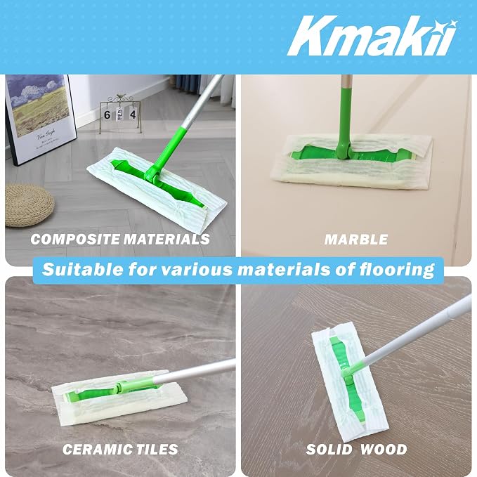 KMAKII Dry Sweeping Cloths Dry Mop Refills - Image 7