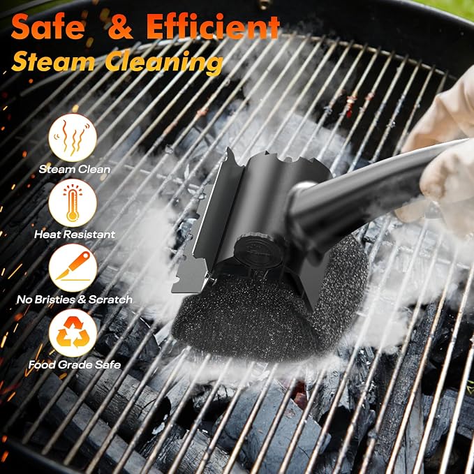 BBQ Grill Brush Bristle Free - Image 3