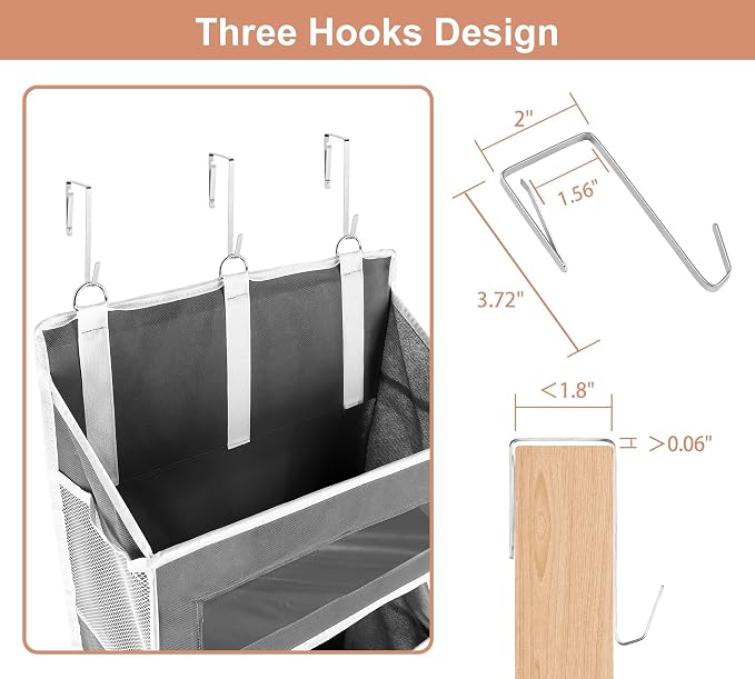 5-Tier Over The Door Storage Organizer - Image 4