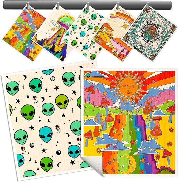 Swedish Dishcloths for Kitchen by MissAdola