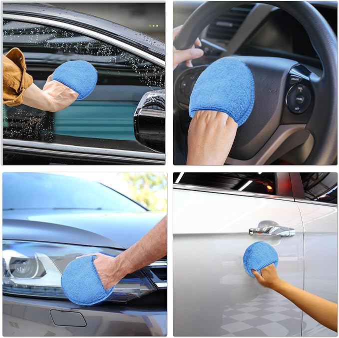 Auto Care Microfiber Wax Applicator Pads - Image 9