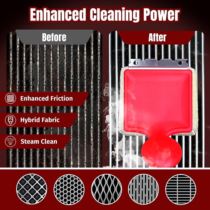 Grill Brush Bristle Free with Aramid Fiber - Image 3