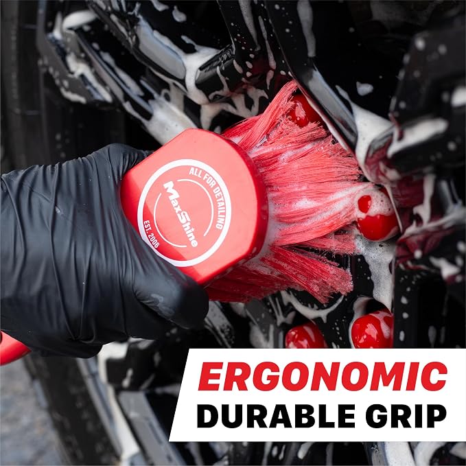 Maxshine Universal Soft Exterior & Wheel Cleaning Brush – Durable Detailing - Image 5