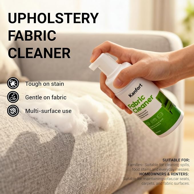 Carpet & Upholstery Cleaner 5-Piece Set, Fast Action Stain Remover - Image 3