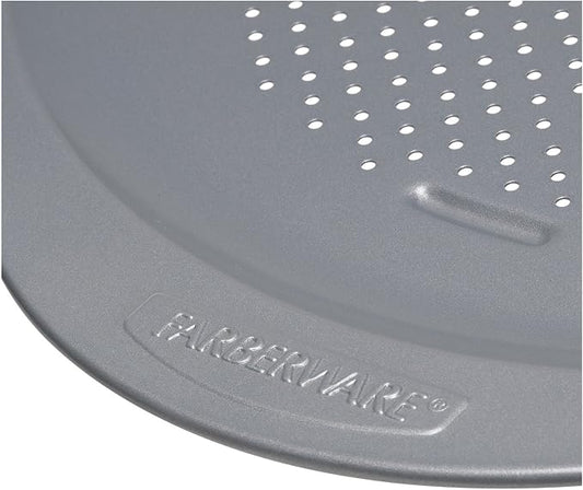 Farberware Insulated Nonstick Bakeware 15.5-Inch Round Pizza Pan, Light Gray - Image 2