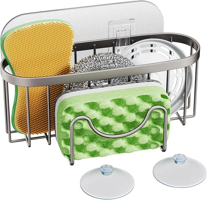 HapiRm Kitchen Sponge Holder for Sink by HapiRm