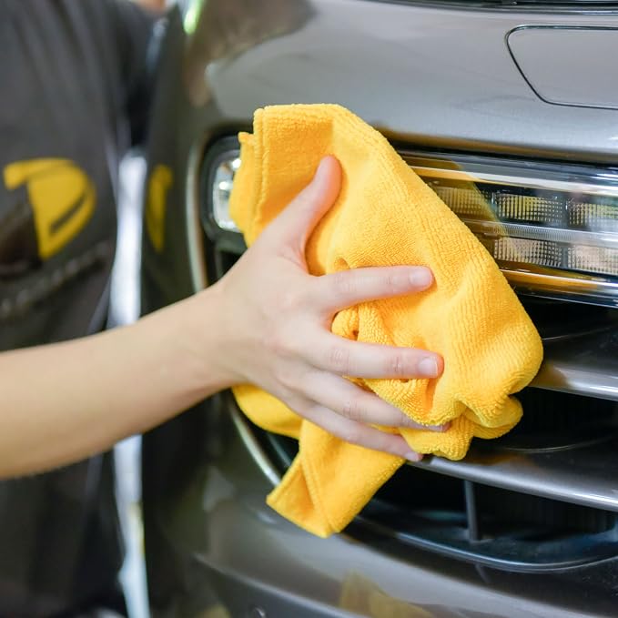 CARCAREZ Premium Microfiber Detailing Towels, 340 GSM Lint Free Car Buffing - Image 5