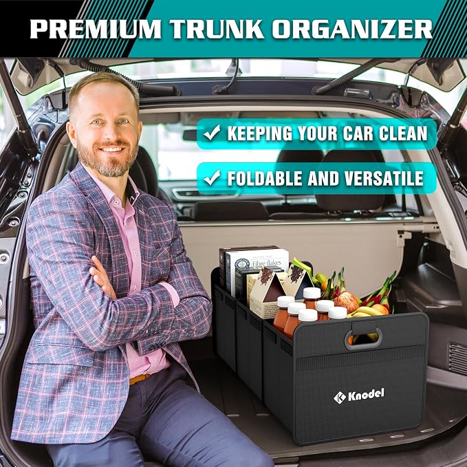 K KNODEL Car Trunk Organizer, Foldable Organizer - Image 9