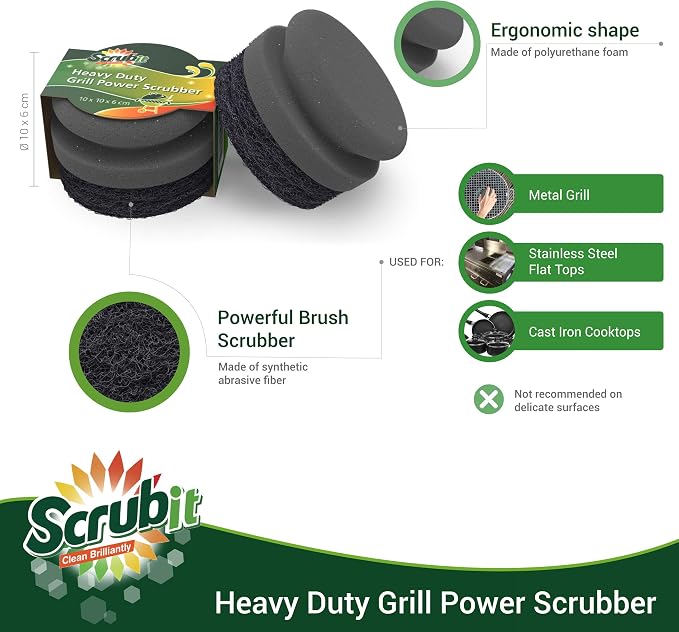 SCRUBIT Grill Cleaning Brush - Image 4