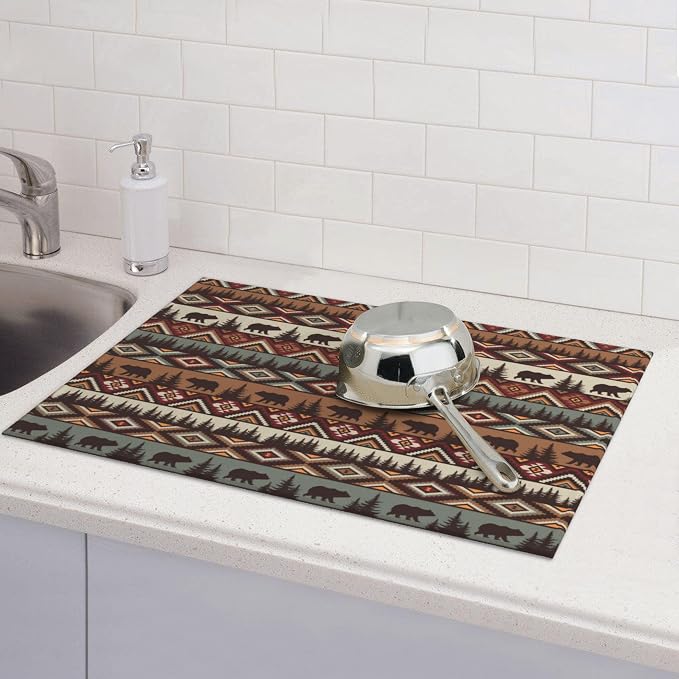 Bear Mountain Microfiber Dish Drying Mat - Image 2