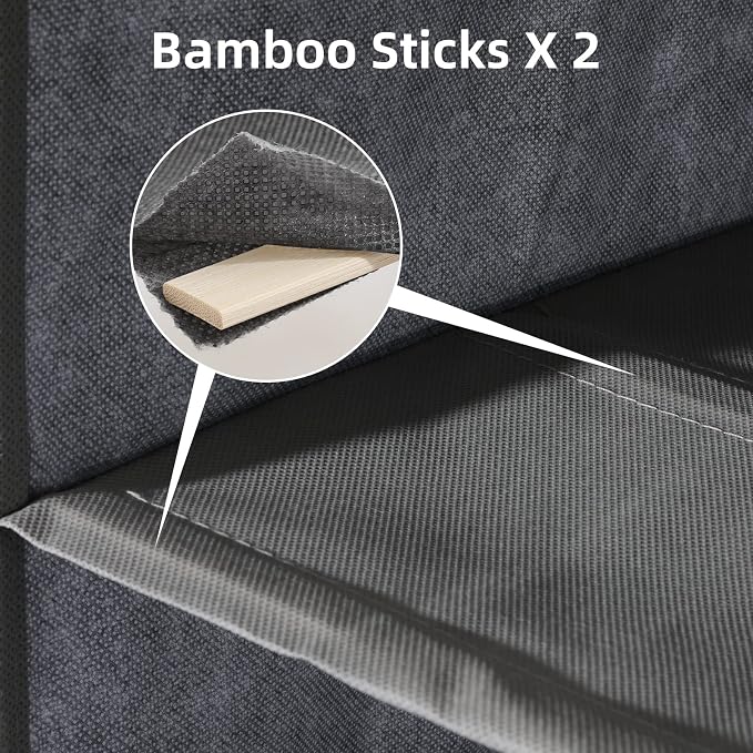 2-Pack Hanging Organizer, 4-Shelf Closet Shelves - Image 4