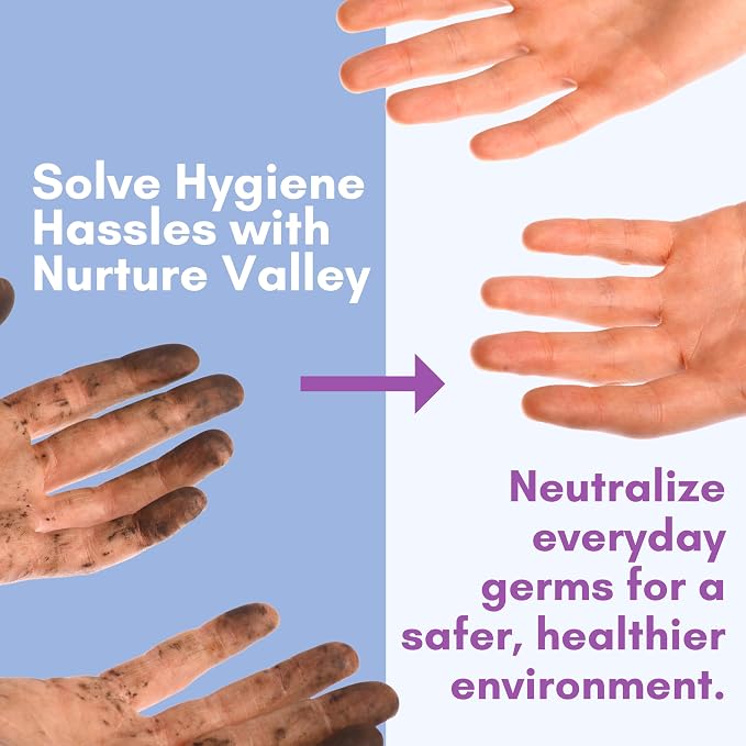Nurture XL Antibacterial Body & Hand Wipes | Alcohol-Free Antiseptic Wet - Image 3