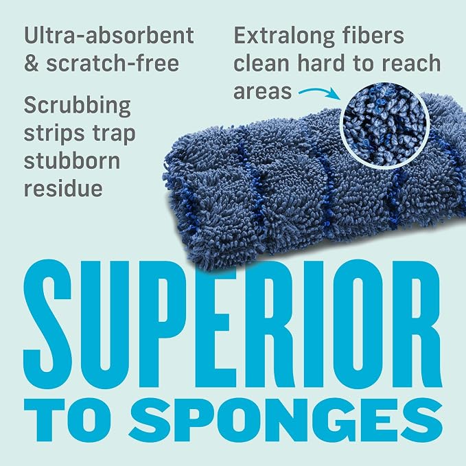 E-Cloth Kitchen Dynamo, Premium Microfiber Non-Scratch Kitchen Dish Scrubber - Image 3