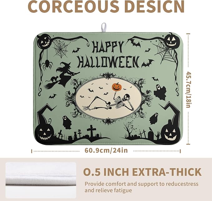 Happy Halloween Dish Drying Mat - Image 2
