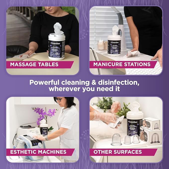 Prevention All Purpose Disinfecting Wipes – Cleaning Wipes Canister, Bulk - Image 4