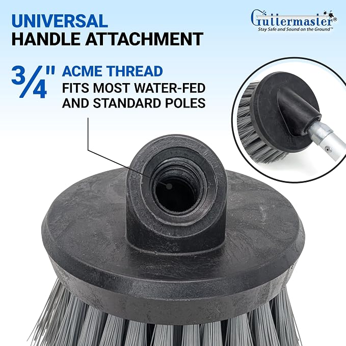 Guttermaster GM-314P Grey 4.5 Inch Diameter Round Medium Stiff Flow Through - Image 3