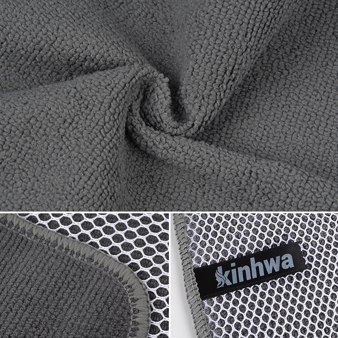 KinHwa Kitchen Washcloths for Dishes Absorbent Microfiber Dish Cloths Quick Dry - Image 4