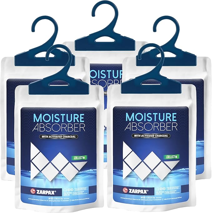 Moisture Absorber Sachets Activated Charcoal 7.5 oz/212g by Zarpax