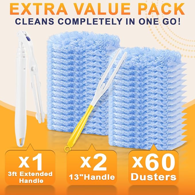 60-Pack Heavy Duty Duster Refills Compatible - Image 6