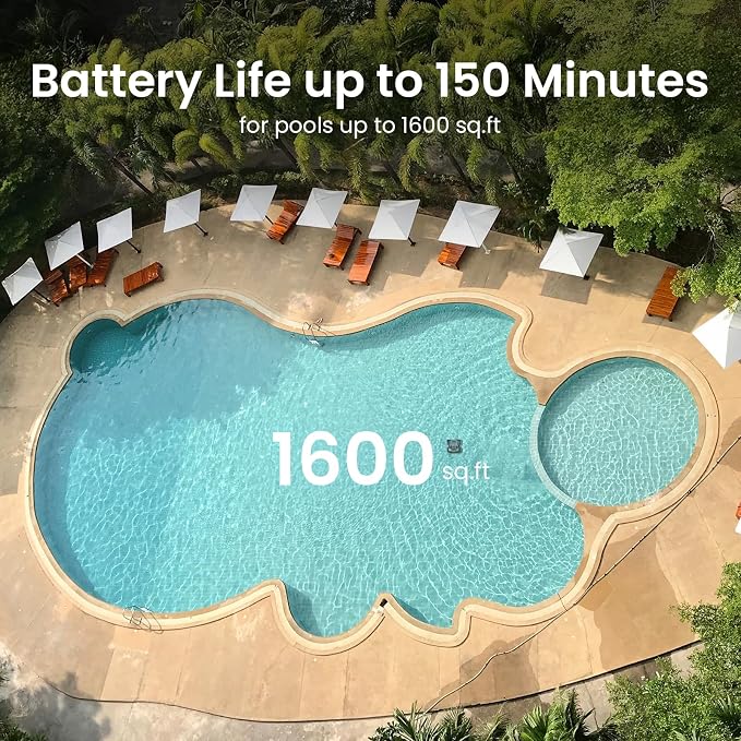 AIPER Cordless Robotic Pool Cleaner, WavePath Navigation, Wall-Climbing - Image 5