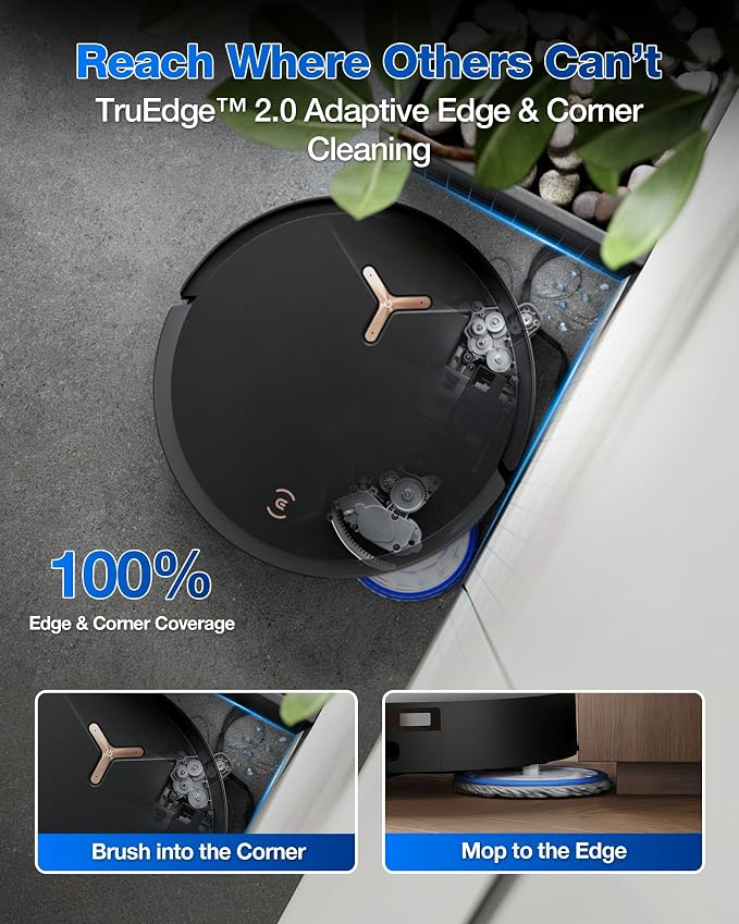 ECOVACS DEEBOT T50 MAX PRO Omni Robot Vacuum and Mop, 500Pa Blast Suction - Image 4