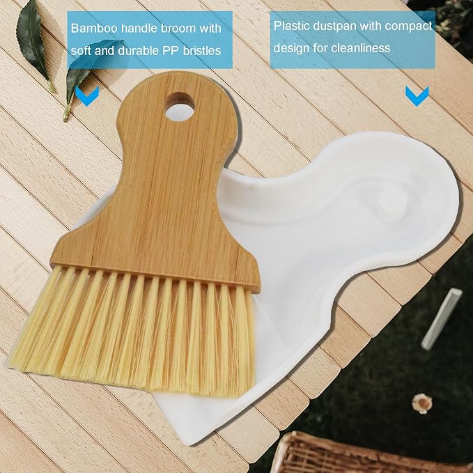Mini Broom and Dustpan Set Portable Hand Broom - Image 6