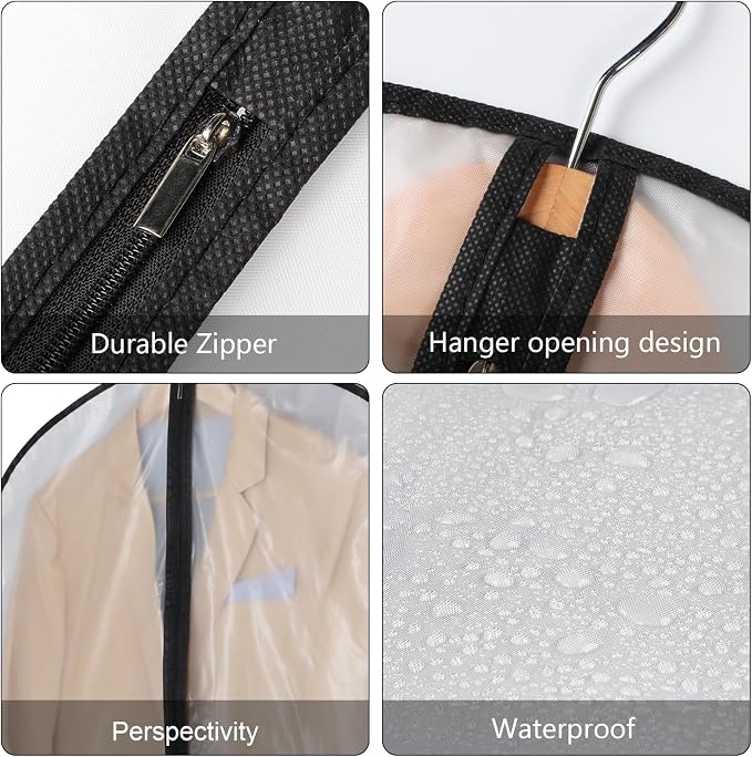 Kntiwiwo Garment Bags Clear Suit Bag - Image 3