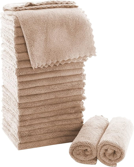 MOONQUEEN Ultra Soft Premium Washcloths Set by MOONQUEEN