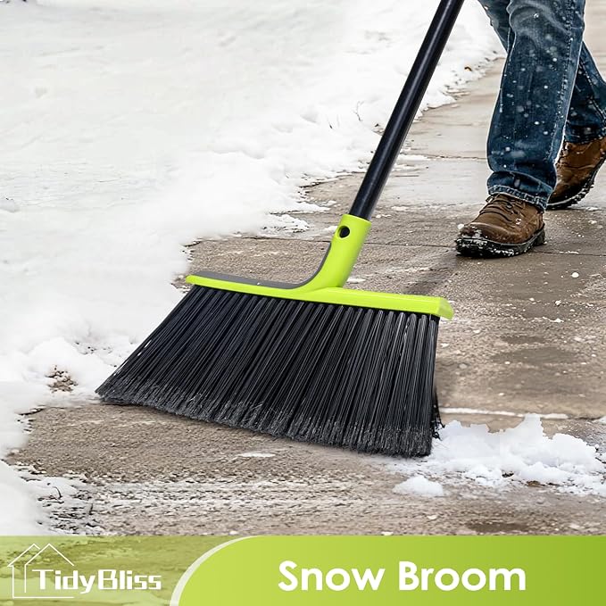 Outdoor Broom Heavy Duty, 56 inches Tall Commercial Soft Bristle Angle Brush - Image 7