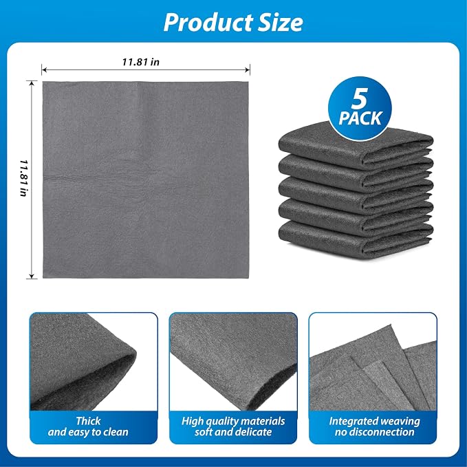Thickened Magic Cleaning Cloth for Glass, Cleaning Rags Wipes for Windows - Image 5